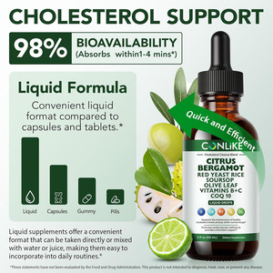 Extracto Herbal Líquido <span class=keywords><strong>de</strong></span> Guanábana Pura y Bergamota Cítrica OEM con Vitamina, 60 ml, <span class=keywords><strong>para</strong></span> Apoyo Inmunológico - Grado Alimenticio - Product Image 5