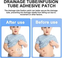 Dispositif de fixation jetable pour cathéter urétral 3x9cm PICC CVC IV pour enfants, pansement médical de fixation