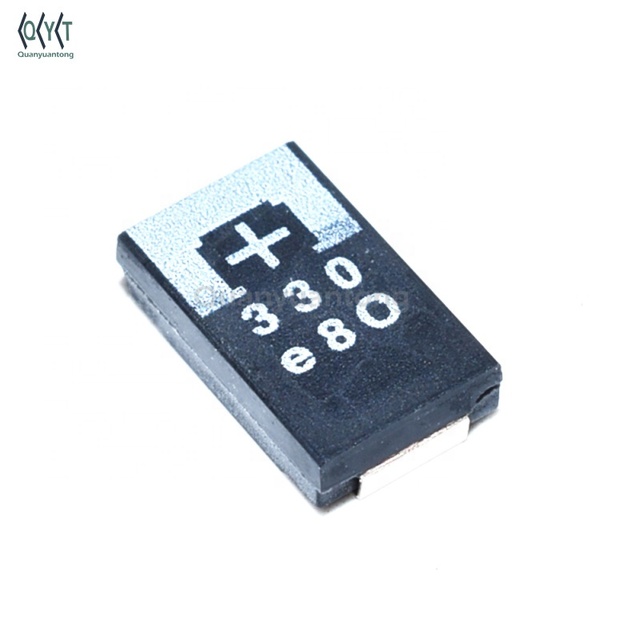 330uf 2.5v 20% smd tantalum capacitor 330uf 2.5v 2R5TPE330M9 D2E POSCAP Polymer Capacitance Original