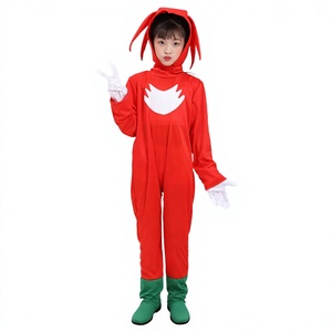 <span class=keywords><strong>Disfraz</strong></span> de Halloween de Erizo Pequeño Rojo, Traje de <span class=keywords><strong>Sonic</strong></span> y Knuckles para Niños, Juego de Roles Temático Unisex - Product Image 1