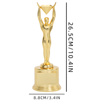 Trophées personnalisés en métal de haute qualité au design populaire, personnages de films, assemblables, créatifs, pour festivals de danse et de musique, cadeaux d'affaires