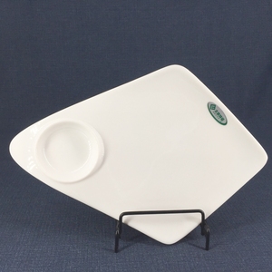 Nhà máy bán Chất lượng cao thân thiện với môi melamine Dinner tấm với lưới thiết kế cho nhà hàng và khách sạn thiết lập - Product Image 1
