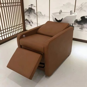 Muebles de Salón DM, Cama de Masaje Eléctrica para Lavado de Cabello, Silla con Lavabo para Salón de Belleza, Lavabo Blanco para Lavado de Cabello y Sillas en Venta - Product Image 1