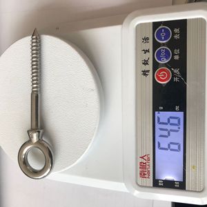 Perno de ojo de acero inoxidable 316 M8 para aparejos marinos con diseño de anillo y tornillo - Product Image 1