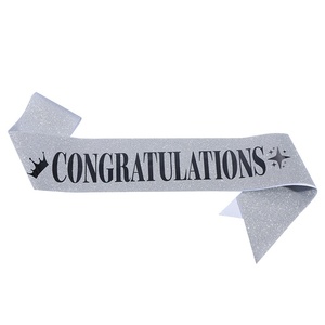 Banda <span class=keywords><strong>de</strong></span> Felicitación para Fiesta y Festival, Decoración para Mamá, Papá, Futura Novia, para Baby Shower, Graduación, Revelación <span class=keywords><strong>de</strong></span> Género, Nupcial - Product Image 3