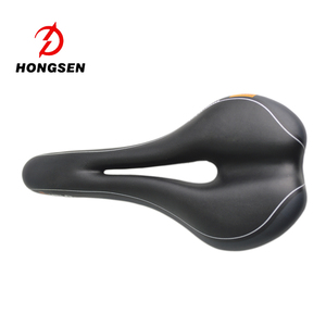 <span class=keywords><strong>Selle</strong></span> de vélo en <span class=keywords><strong>gel</strong></span> pour hommes et femmes en cuir imperméable et coussin de siège de vélo en PU pour BMX VTT et exercice sur route - Product Image 3