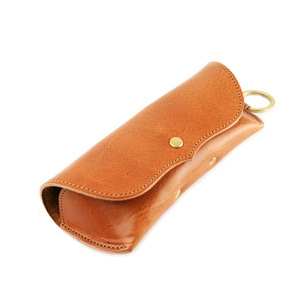 Étui à lunettes de soleil en cuir de style rétro pour hommes et femmes, housse de protection pour lunettes. - Product Image 1