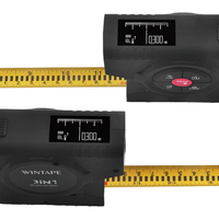 Mètre Laser Numérique Wintape 3-EN-1 avec Écran IPS 2.0", Mesure de Distance Précise 50M, Marque de Position Laser Vert Métrique