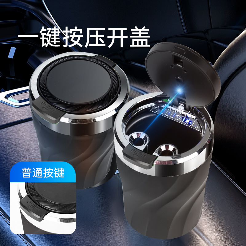 Negro con ribete plateado, diseño de ajuste a presión