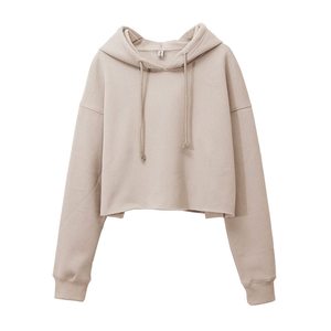 Nueva Sudadera con Capucha de Punto para Mujer, Diseño Liso, Venta al por Mayor, Personalizable con Logotipo, Estilo Casual Vintage, 100% Algodón - Product Image 1