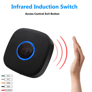 K10 زر خروج بدون لمس للباب لنظام التحكم في الوصول زر تحرير قفل باب كهربائي 12 فولت-24 فولت لا/NC/COM - Product Image 2