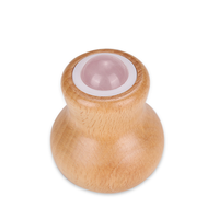 Masseur facial cervical portatif chaud de cou rouleau de massage de corps de Jade petite boule de rouleau de glace