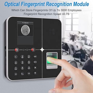 Staff Biometric Face Recognition Fingerprint Scanner Clock In And Out Employee Time Attendance Machine Time Recorder - Product Image 5