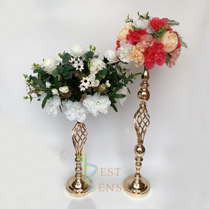 Centrotavola alta in metallo <span class=keywords><strong>da</strong></span> sposa <span class=keywords><strong>da</strong></span> 80cm per decorazioni per eventi di festa nome del prodotto - Product Image 5