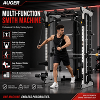 Equipo de Gimnasio Comercial Todo en Uno: Máquina Smith, Entrenador Funcional, Power Rack y Cable Crossover