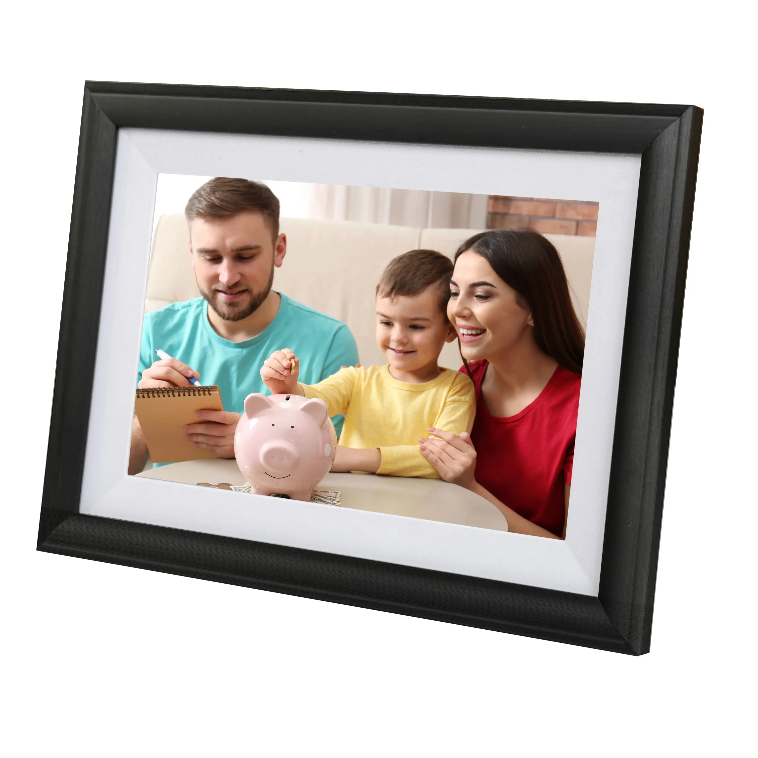 Digital Picture Frame WiFi 10 inch Touch Screen Digital Photo Frame with 32GB Storage Share Photos via App  Classic 10 Black