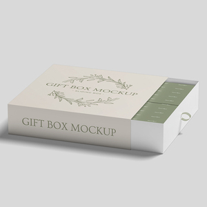 Custom Color Decoration Process Coated Paper Gift Packaging Drawer Box with Logo Customize - Product Image 6