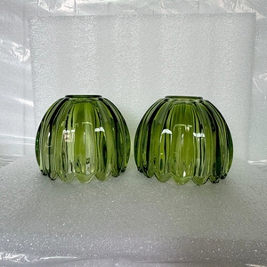 Verre épaissi ambre fleur petite citrouille vert blanc Transparent éclairage <span class=keywords><strong>abat</strong></span>-<span class=keywords><strong>jour</strong></span> pour lustre plafonnier applique murale - Product Image 3