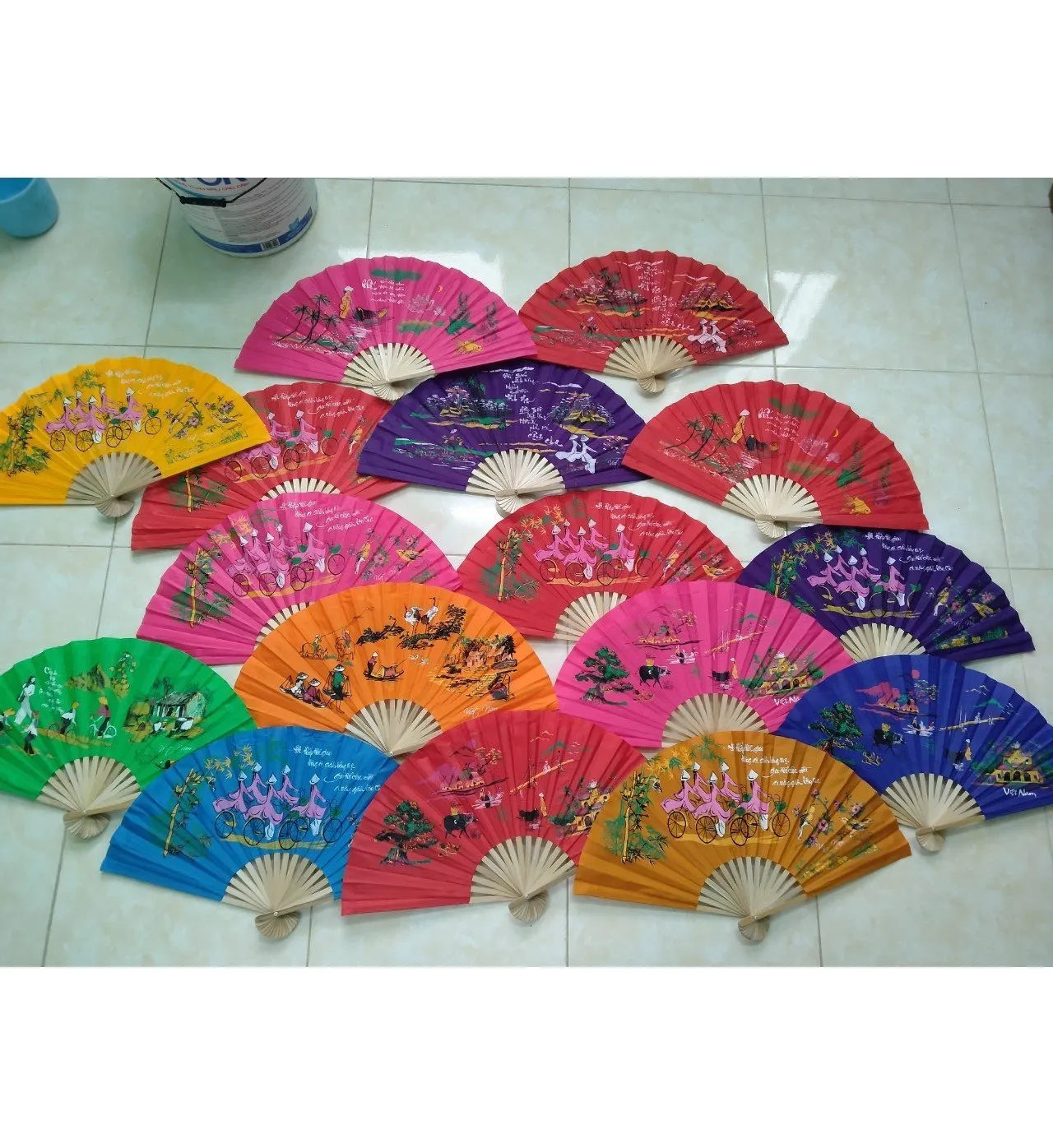 Cheap Hand Fan with Natural Bamboo Hand Fan Folding Fan Promotional Gift And Craft Customize Logo And Color Classic