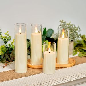 Lampe à bougie LED, bougies électroniques alimentées par batterie, bougies sans flamme, bougies à effet vacillant pour la décoration, lumière décorative pour mariage - Product Image 3