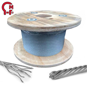 Cable <span class=keywords><strong>de</strong></span> Acero Galvanizado HLM, Flexible y Anticorrosivo, para <span class=keywords><strong>Amarre</strong></span> Marino, Construcción, Elevación y Aparejos Industriales - Product Image 2