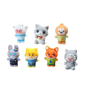 <b>Rainbow</b> <b>Candy</b> DIY Creative Studio Miniature 3D Animal Figures Cartoon Cute Keychain Accessories Unisex Toy Set - Product Image 5