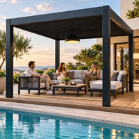 Abri de stationnement multi-véhicules sur mesure, abri de voiture de luxe en aluminium, pergola de garage, auvent extérieur robuste, fabricant, vente en gros