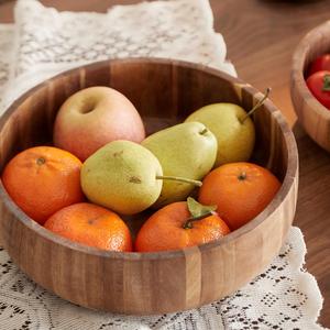 Vassoio Ecologico <span class=keywords><strong>in</strong></span> <span class=keywords><strong>Legno</strong></span> di Acacia Lucidato a Mano per Insalata e Frutta - Product Image 6