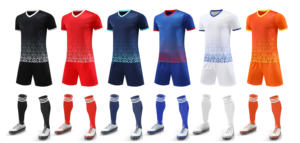 Camisa de Futebol 2526 Congo Nigéria Marrocos Senegal Atacado de Fábrica Secagem Rápida Respirável Decote em V Top Curto Números Logotipo - Product Image 2