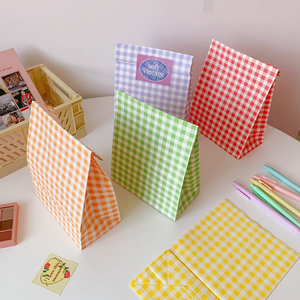 Bolsas herméticas de embalaje de cartón Kraft con bandera de carreras a cuadros para <span class=keywords><strong>Pizza</strong></span>, leche, azúcar, comida para mascotas, Sushi, champán, gelatina para comida - Product Image 3