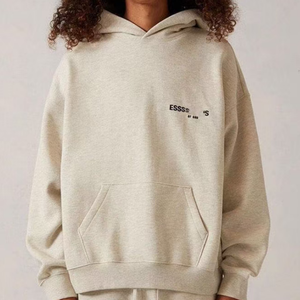 Sudaderas con capucha para hombre <span class=keywords><strong>Fear</strong></span> Tops de alta calidad, estilo urbano casual, color liso, oversize, personalizadas, para gimnasio y deportes, holgadas - Product Image 3