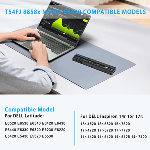<span class=keywords><strong>Batteria</strong></span> di ricambio agli ioni di litio ad alta capacità nuova per laptop Dell Inspiron XPS Latitude - Product Image 4