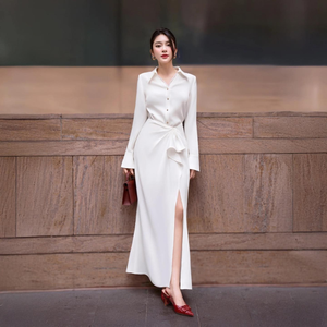 Conjunto Oscar Blanco para Mujer | Elegante Camisa y Falda a Juego | Conjunto Clásico de Dos Piezas para Oficina o Ropa Formal - Product Image 1