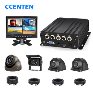 CCT 4CH Monitor kartu ganda, 7 inci 4G GPS WIFI pelacakan nyata Bus truk cctv MDVR 4ch kartu ganda mesin mobil Bus truk kendaraan Mdvr - Product Image 6