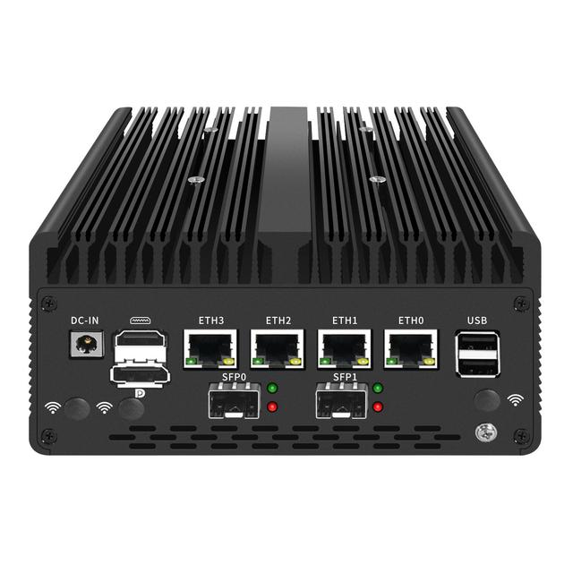 Topton Intel Core I7-13620H I5-13420H 13th Gen Mini PC 10G SFP 4x2.5G Lan 2*DDR5 5G SIM Fanless Solid Firewall Computer Server