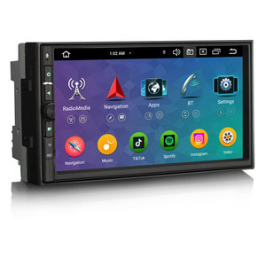 Erisin ES5536U Android 14.0 Autoradio <span class=keywords><strong>GPS</strong></span> Navigation Universel <span class=keywords><strong>2</strong></span> Din Stéréo Multimédia pour Voiture <span class=keywords><strong>Nissan</strong></span> CD TV Combinaison CarPlay - Product Image 2