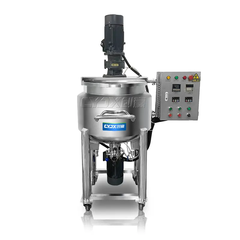 CYJX 100l 200l 500l 1000l Precio de fábrica Máquina mezcladora Tanque de acero inoxidable para mezclador de jugo lácteo Mezclador de leche