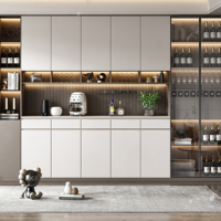 Meubles de salon modernes personnalisables : armoires de bar et de buffet avec un design peu encombrant et grande capacité