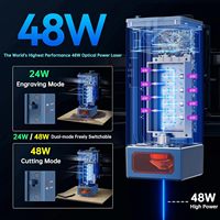 ATOMSTACK S40 A40 X40 Pro 210W Graviermaschine Automatische Luftunterstützung 24W/48W Dual-Modi Ein-Tasten-Umschaltung Laser-Schneid- und Graviergerät