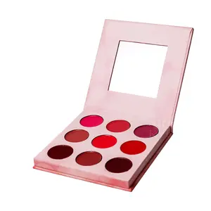 Benutzer definiert Ihre Marke Top-Qualität Make-up Blush Pan Papier verpackung Leere magnetische Lidschatten-Paletten