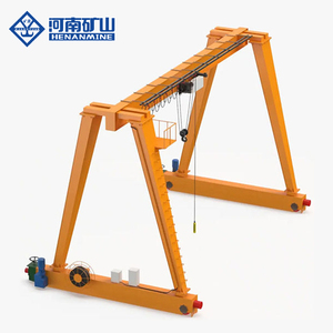 3 pha 380V động cơ động cơ bánh răng mang đường sắt/railless kuangyuan mới loại Châu Âu đơn dầm giàn cần cẩu 5-20t Điều khiển từ xa - Product Image 3