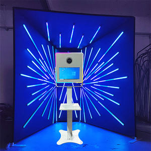 Soporte portátil para Selfie, cabina de fotos con espejo Polaroid con luz de relleno Led - Product Image 4