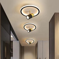 Plafonnier LED encastré au design nordique, nouveau style cyber, en acrylique, pour couloir et entrée, idéal pour l'éclairage d'ambiance.