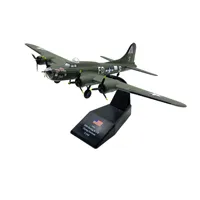 Modèle d'avion bombardier militaire classique B-17 Flying Fortress de la Seconde Guerre mondiale à l'échelle 1/144 pour collectionneurs