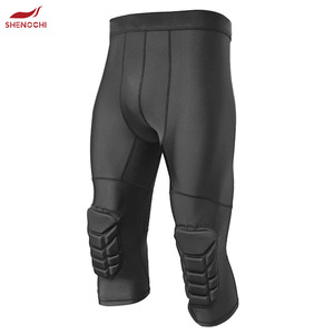 Custom 3/4 <span class=keywords><strong>Baloncesto</strong></span> Jeans Leggings Mens Compress Tights <span class=keywords><strong>Baloncesto</strong></span> 3/4 <span class=keywords><strong>Con</strong></span> Rodillera Protector de rodilla - Product Image 1