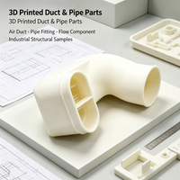 Condotti d'aria funzionali stampati in 3D, raccordi per tubi, componenti per il flusso e parti strutturali personalizzate per attrezzature industriali