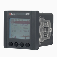 Medidor de Potencia APM520 Expandible con Salida de Interruptor 4DI2DO, Modbus TCP Ethernet, para Paneles de Automatización Industrial