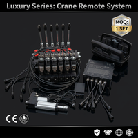 Control Remoto Inalámbrico Proporcional de 6 Canales 12V 24V con Actuador de Embrague para Grúa de Camión