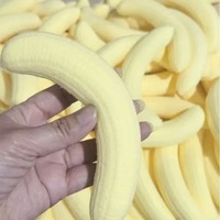 FS Banana Net Red PU Slow Rebound Toy Finger Suction Decompression Soft Milk Fragrance Pinch 0-24M Unisex Model 002 Wholesale
