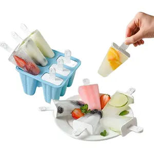 Ice Cream Maker công cụ Popsicle Ice Cream khuôn khủng long Ice Cube DIY cấp thực phẩm BPA free Silicone Pop khay Silicone cho trẻ em